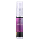 Purple en zwart parfum spray flesje van El-Nabil Parfum Musc Makkah voor parfum musc makkah